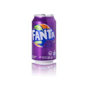 Fanta Grape Can, 12 oz, Pack of 12