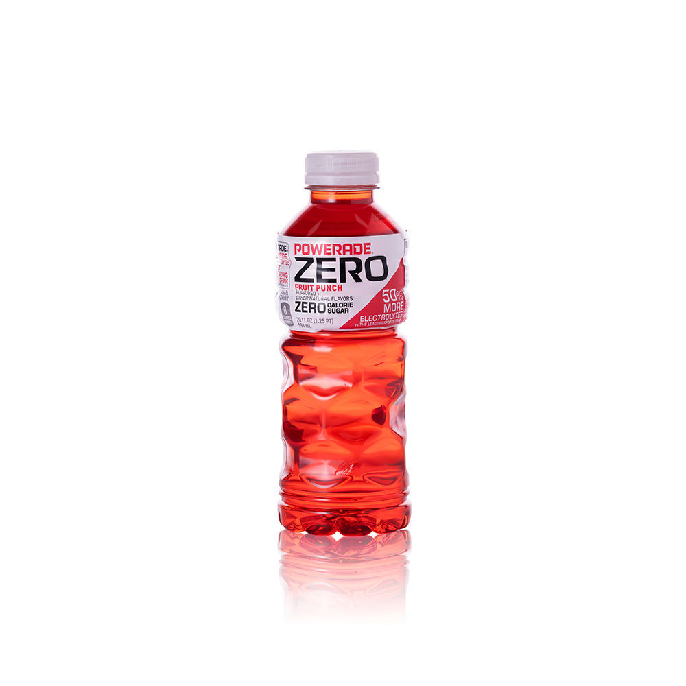 Powerade Zero Fruit Punch 20oz, Pack Of 24