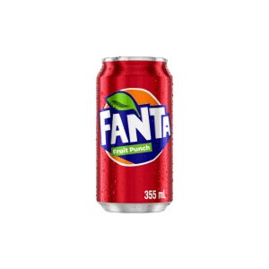 Fanta Fruit Punch Can, 12oz, Pack of 12