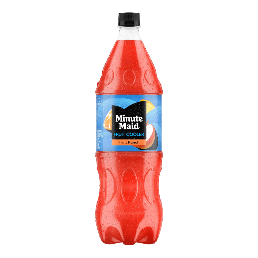 Minute Maid Fruit Cooler Fruit Punch, 2L, Pack Of 8