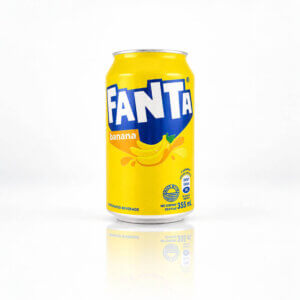Fanta Banana Can, 12oz, Pack of 12