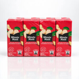 Minute Maid Apple, Tetra Pack, 200 ML, Pack Of 40