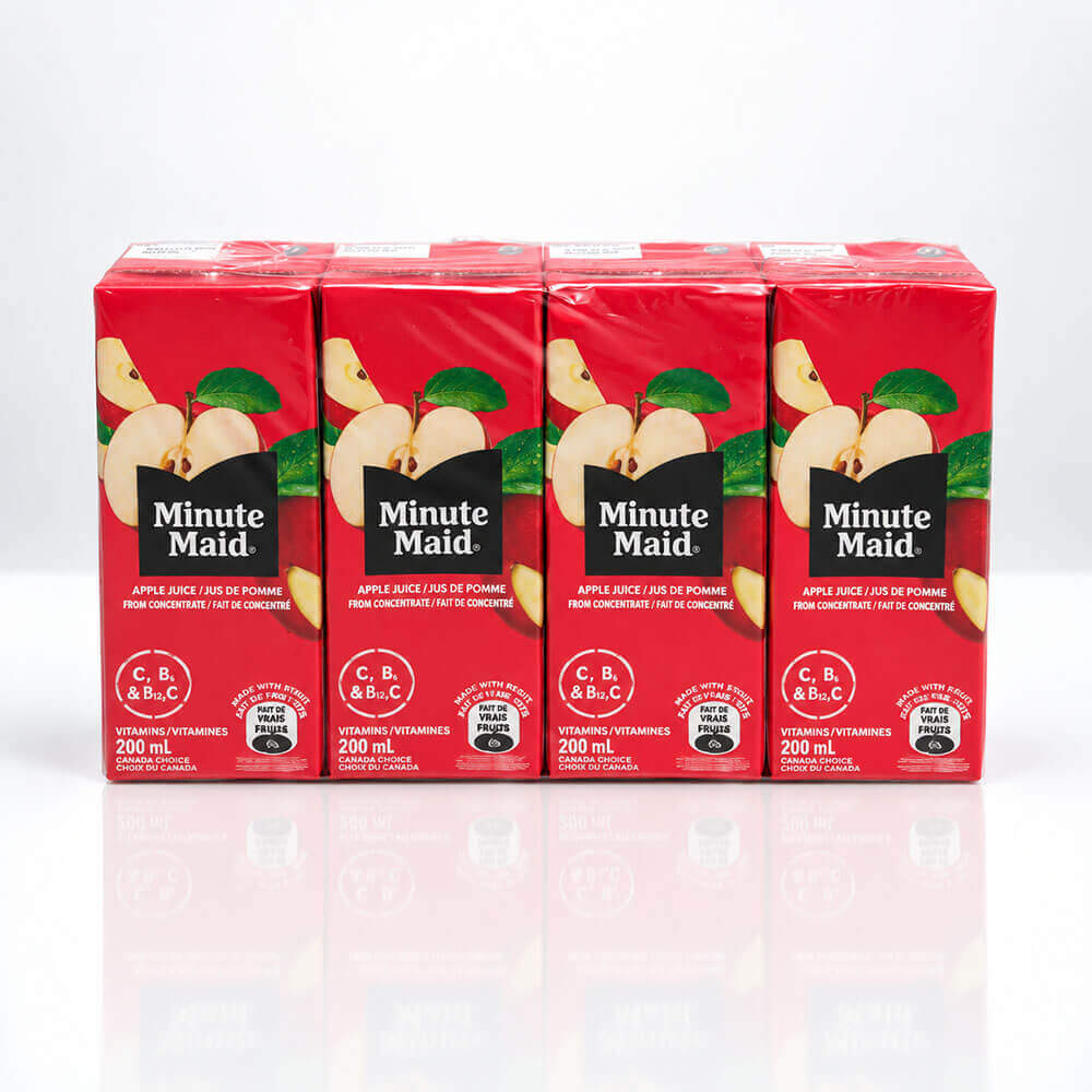 Minute Maid Apple, Tetra Pack, 200 ML, Pack Of 40
